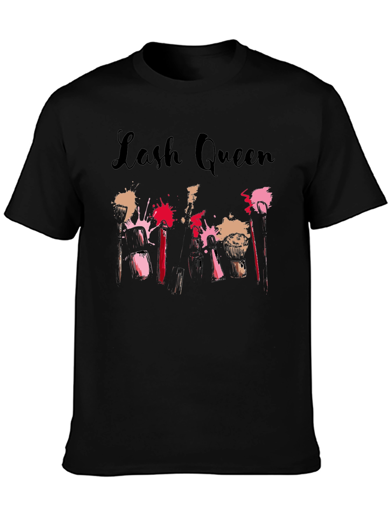 Lash Queen Black Graphic Tee