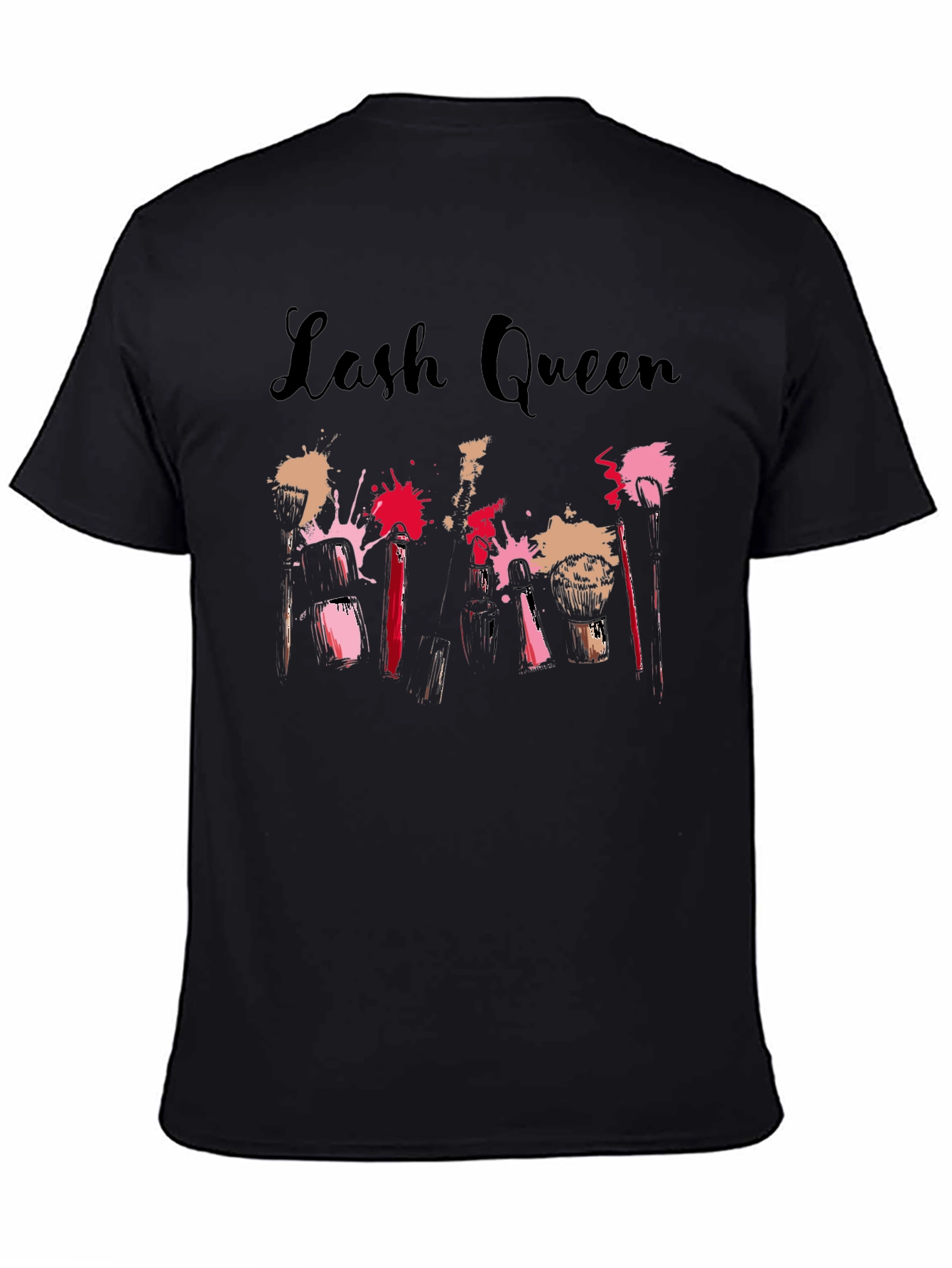 Lash Queen Black Graphic Tee