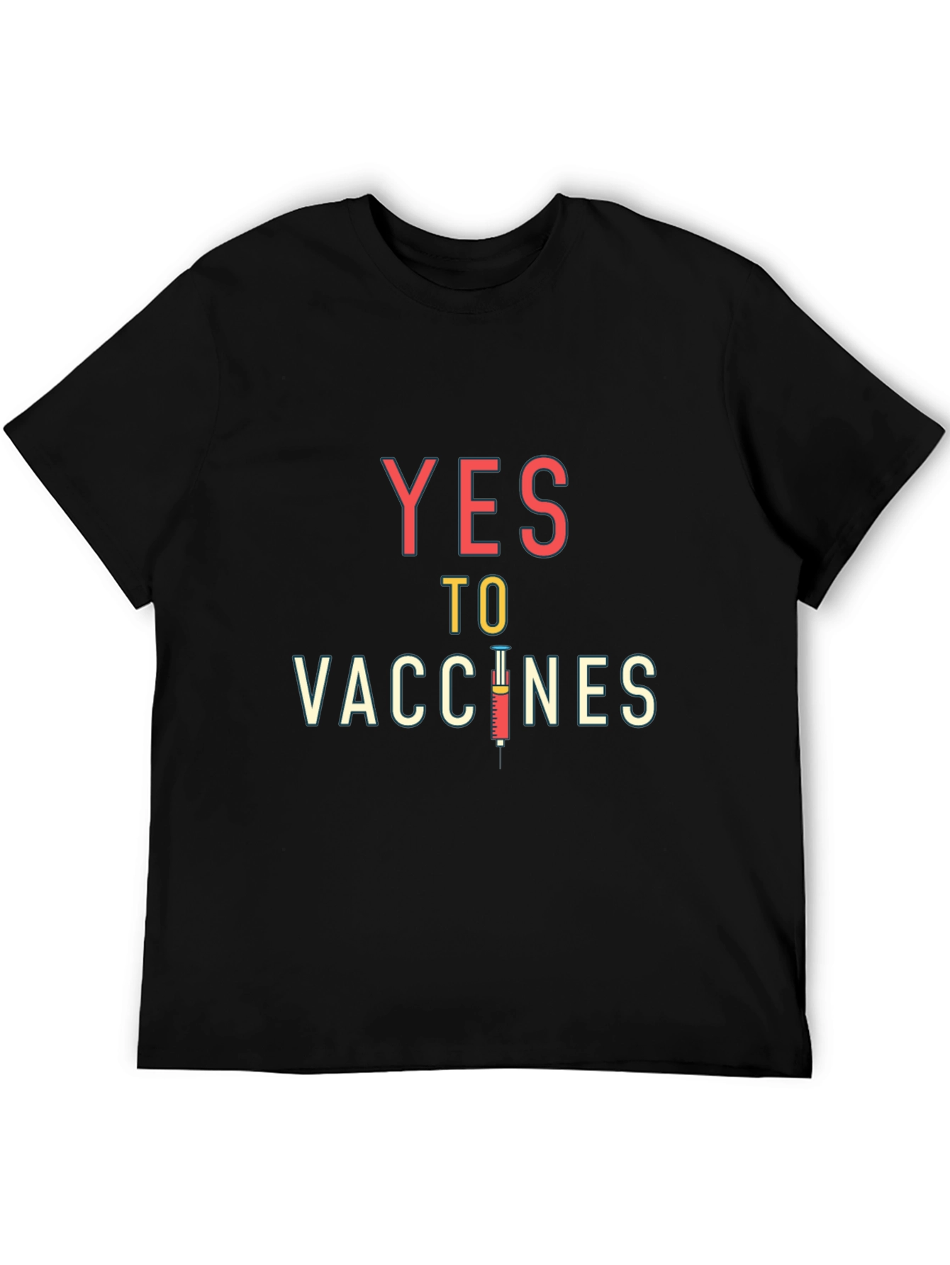 Yes To Vaccines T-Shirt: Pro-Vaccination Support