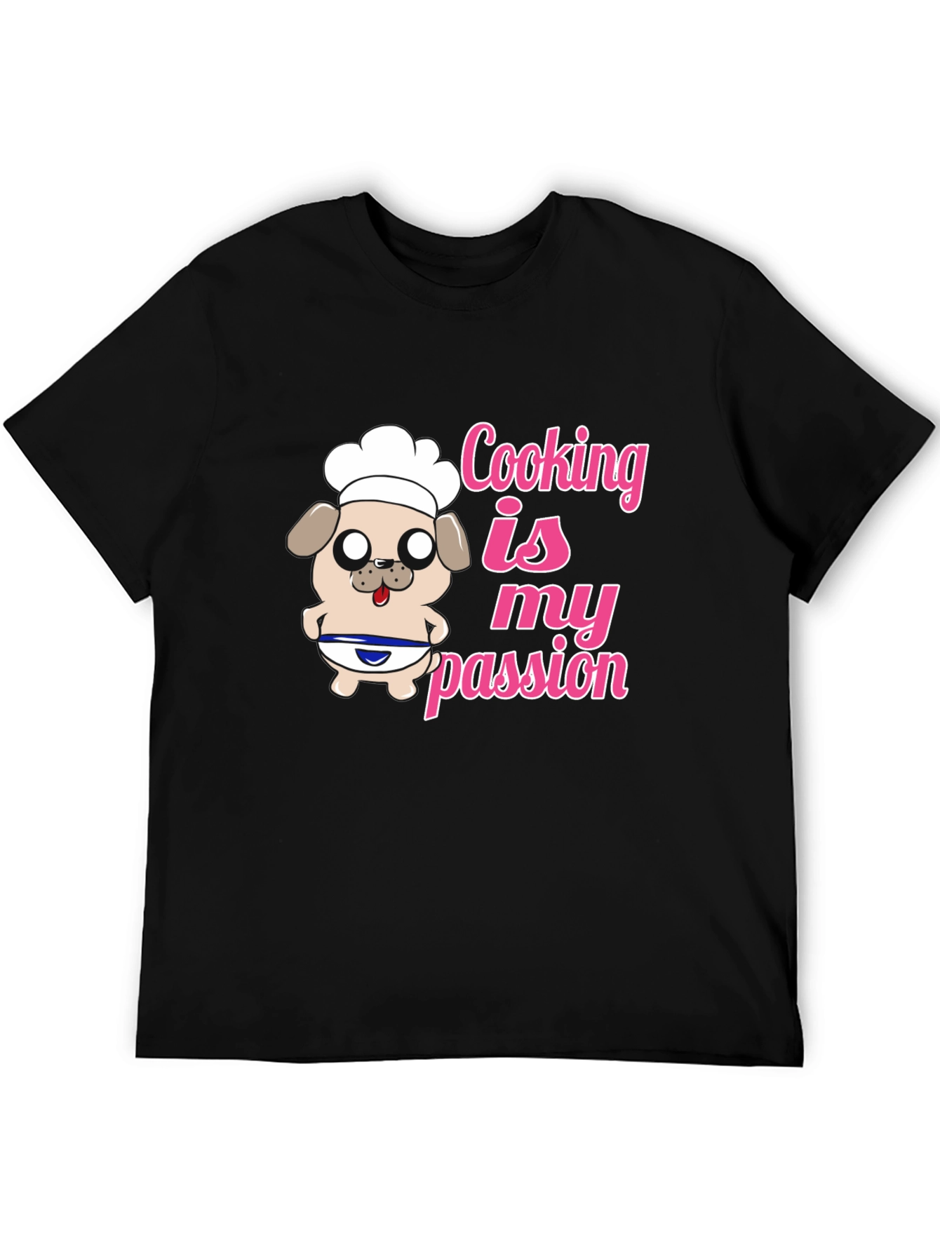 Cooking is My Passion Chef Dog T-Shirt