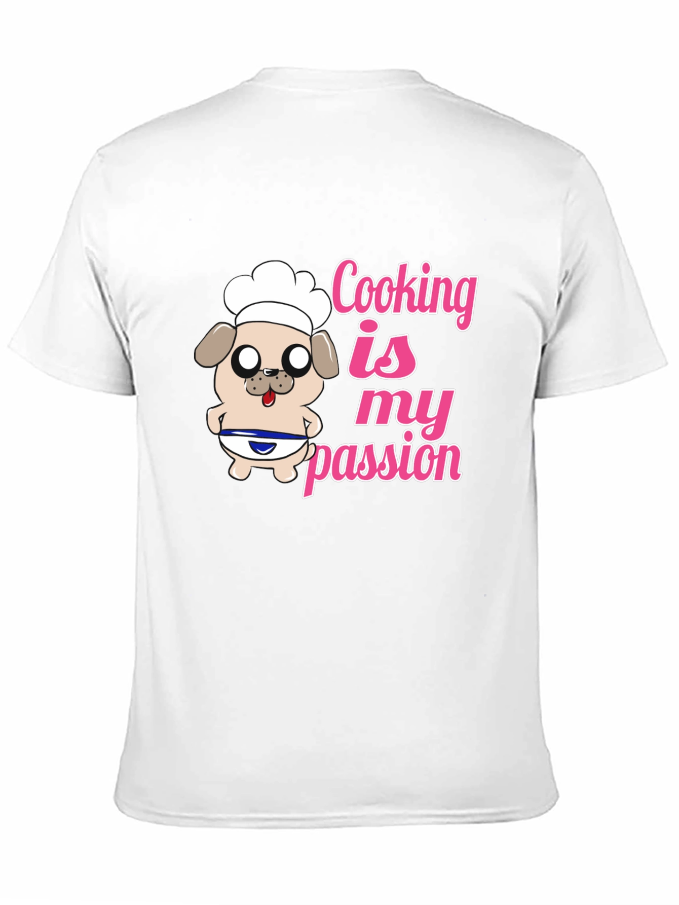 Cooking is My Passion Chef Dog T-Shirt
