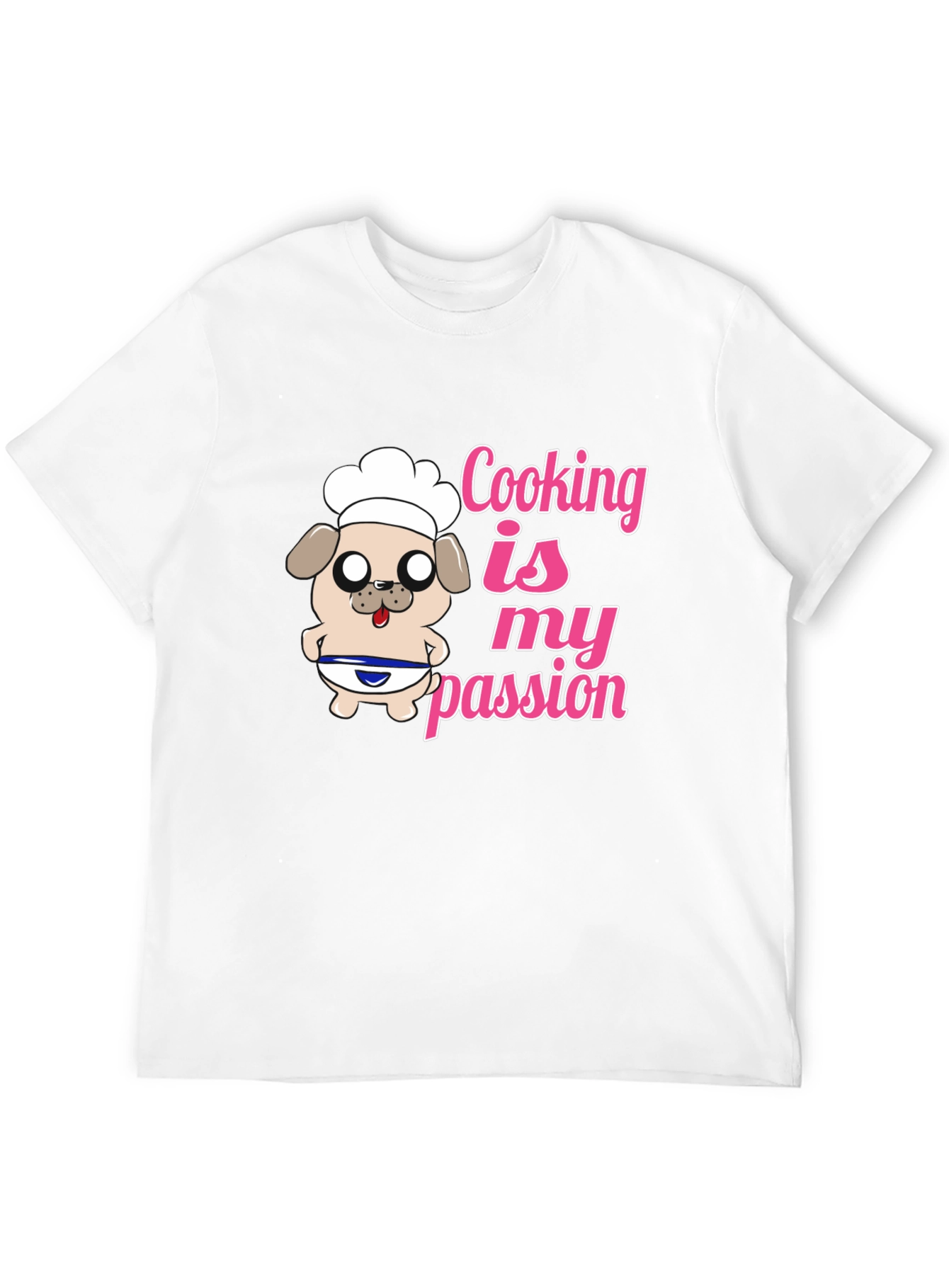 Cooking is My Passion Chef Dog T-Shirt