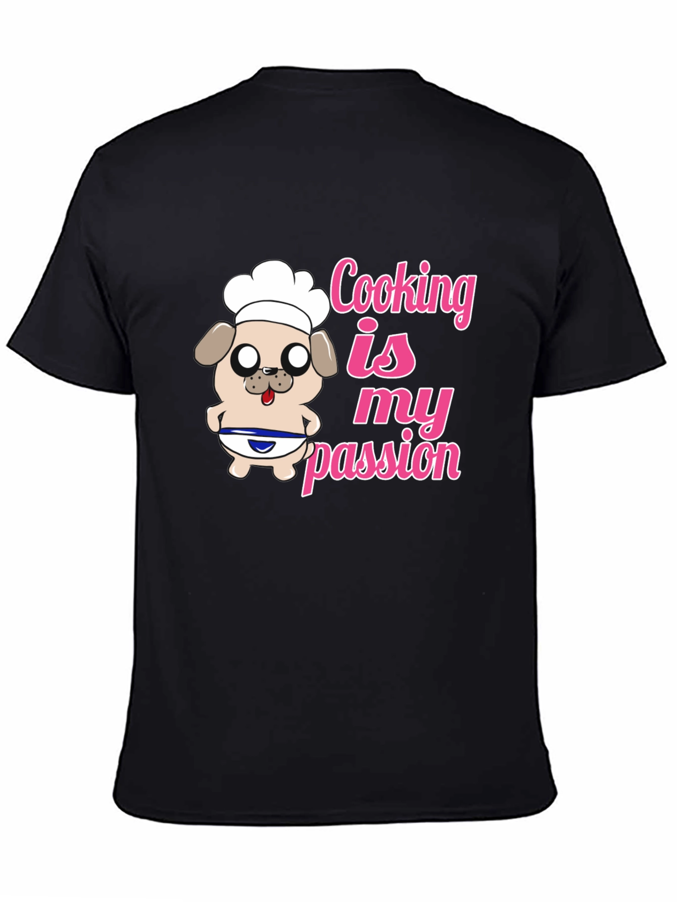 Cooking is My Passion Chef Dog T-Shirt