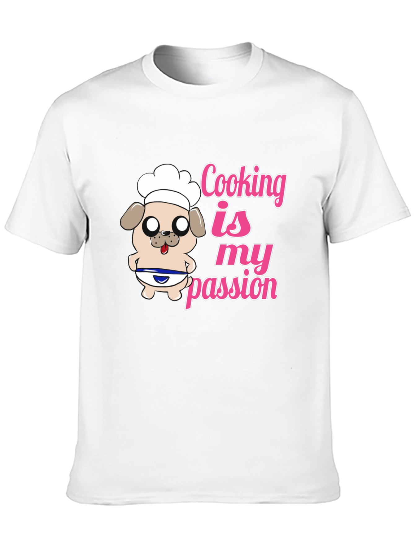 Cooking is My Passion Chef Dog T-Shirt