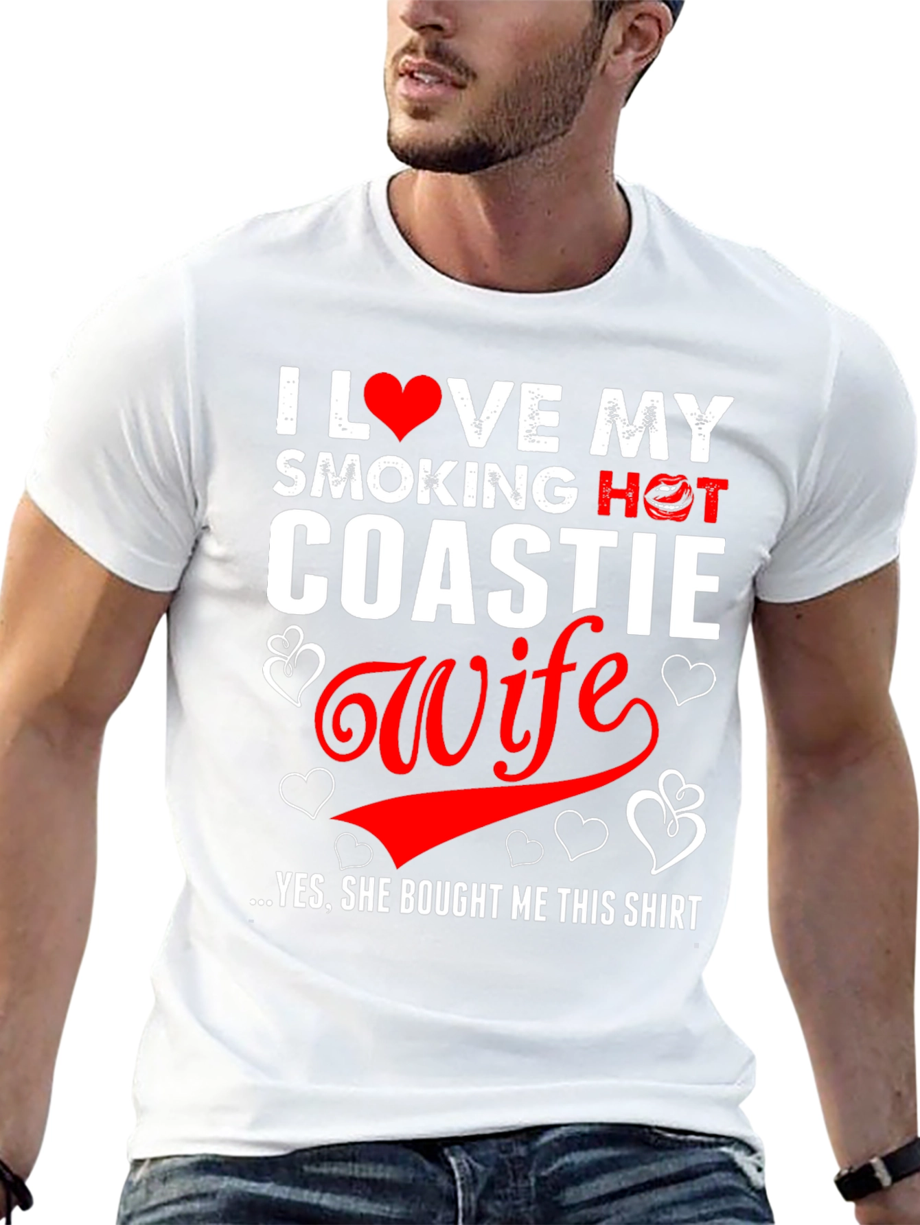 I Love My Coastie Wife T-Shirt