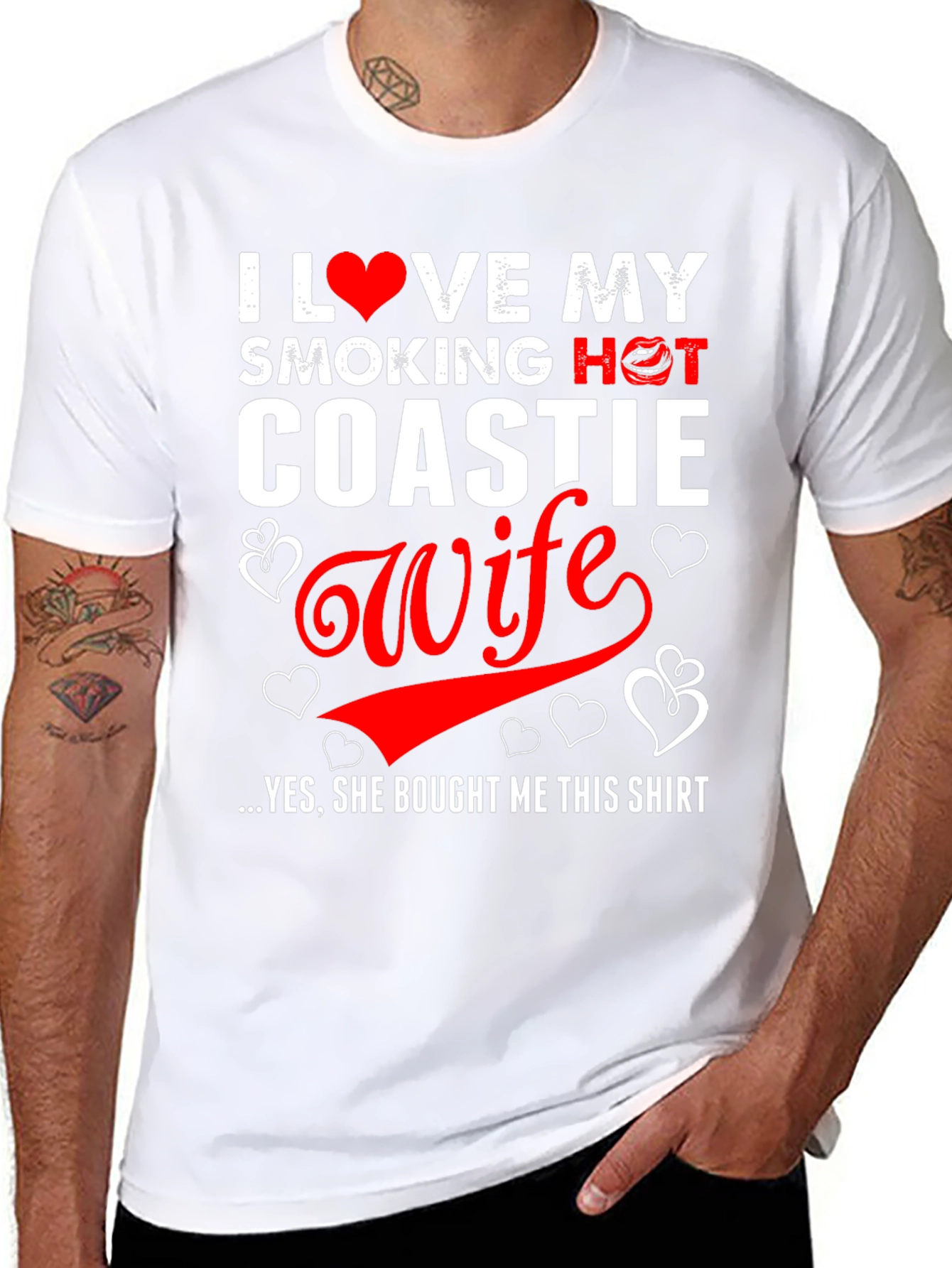 I Love My Coastie Wife T-Shirt