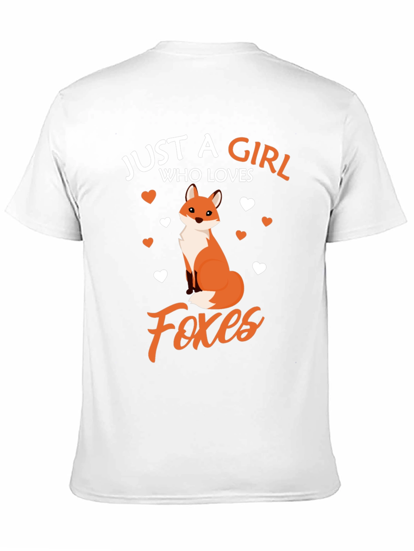 Girl Who Loves Foxes Graphic T-Shirt