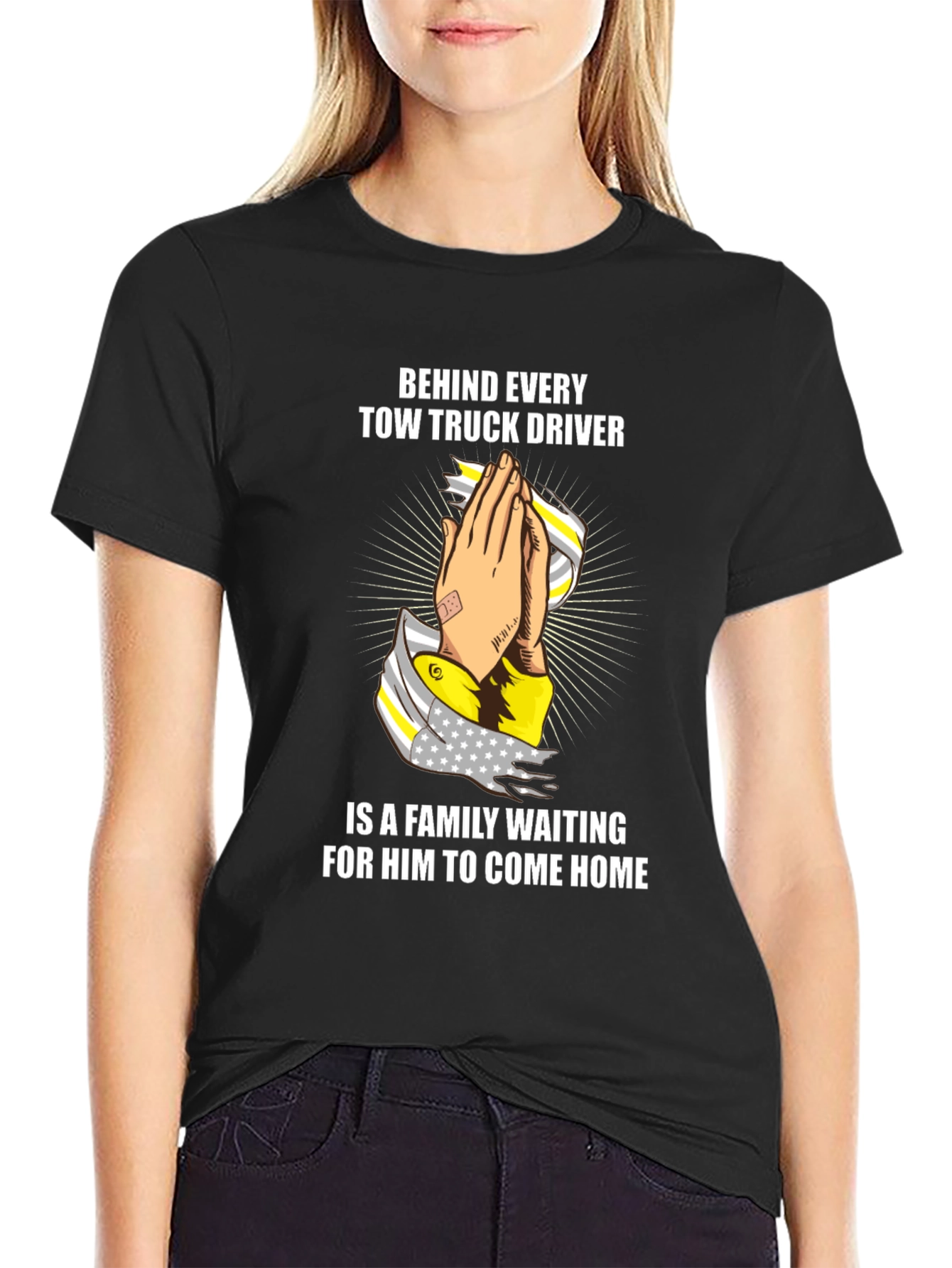 Tow Truck Driver Family T-Shirt