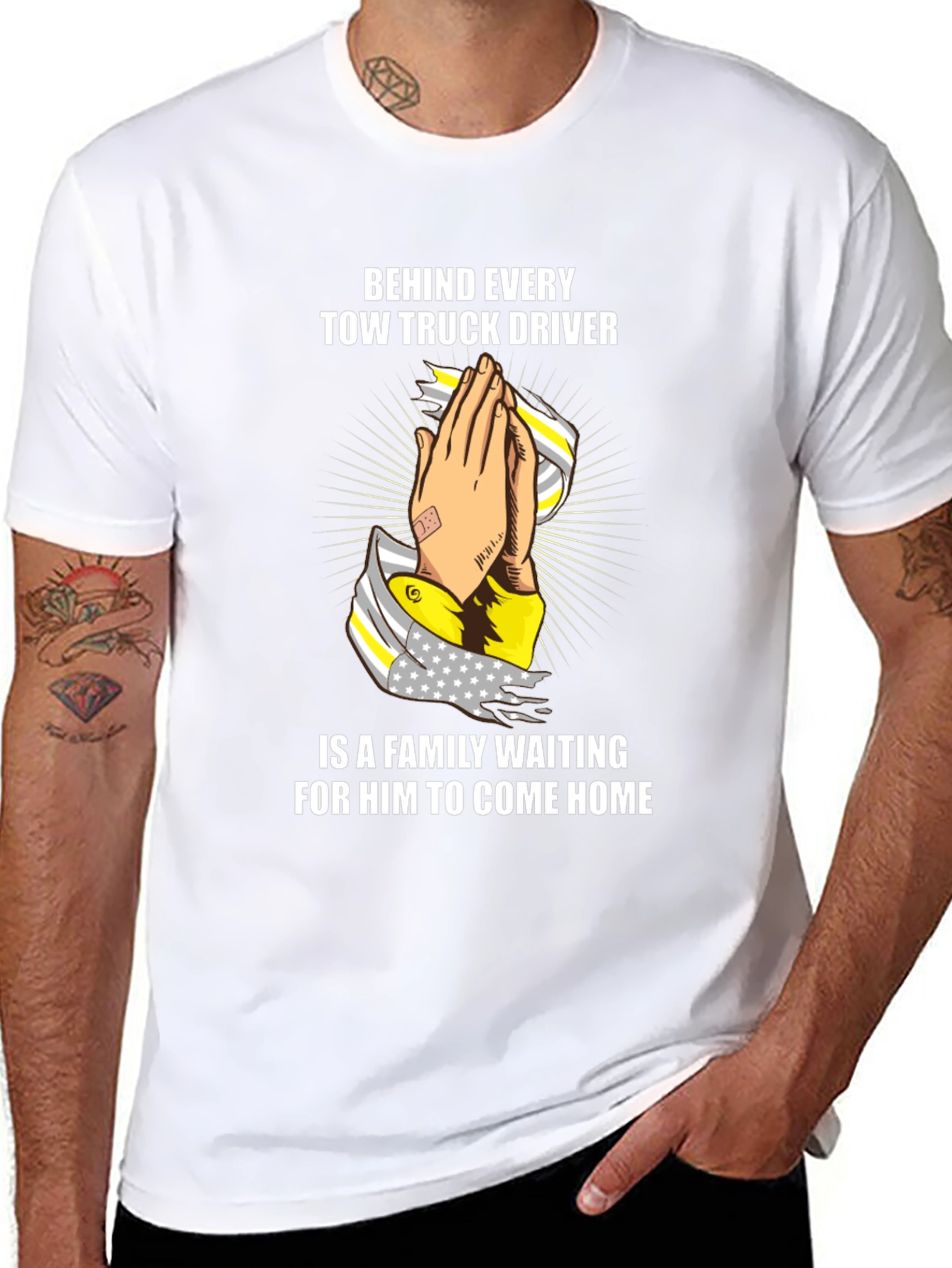 Tow Truck Driver Family T-Shirt