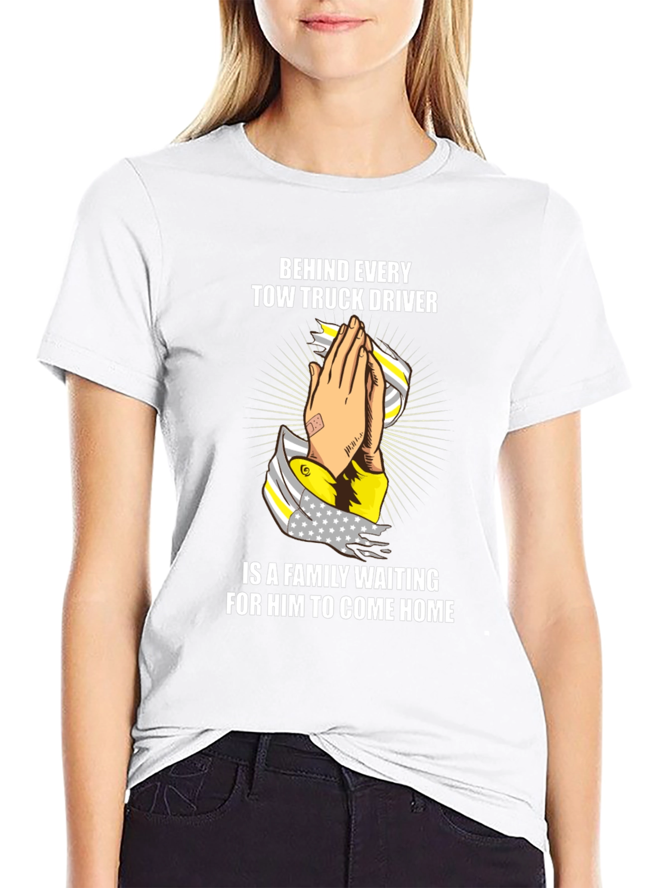 Tow Truck Driver Family T-Shirt