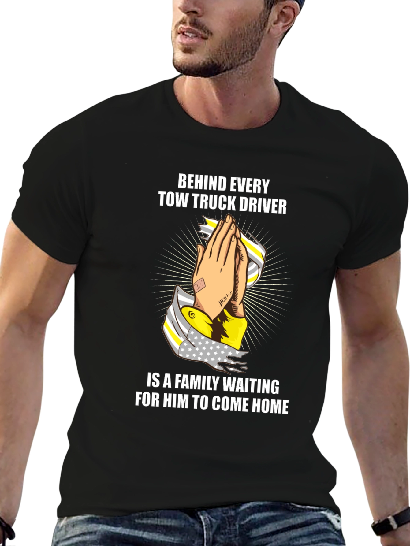 Tow Truck Driver Family T-Shirt