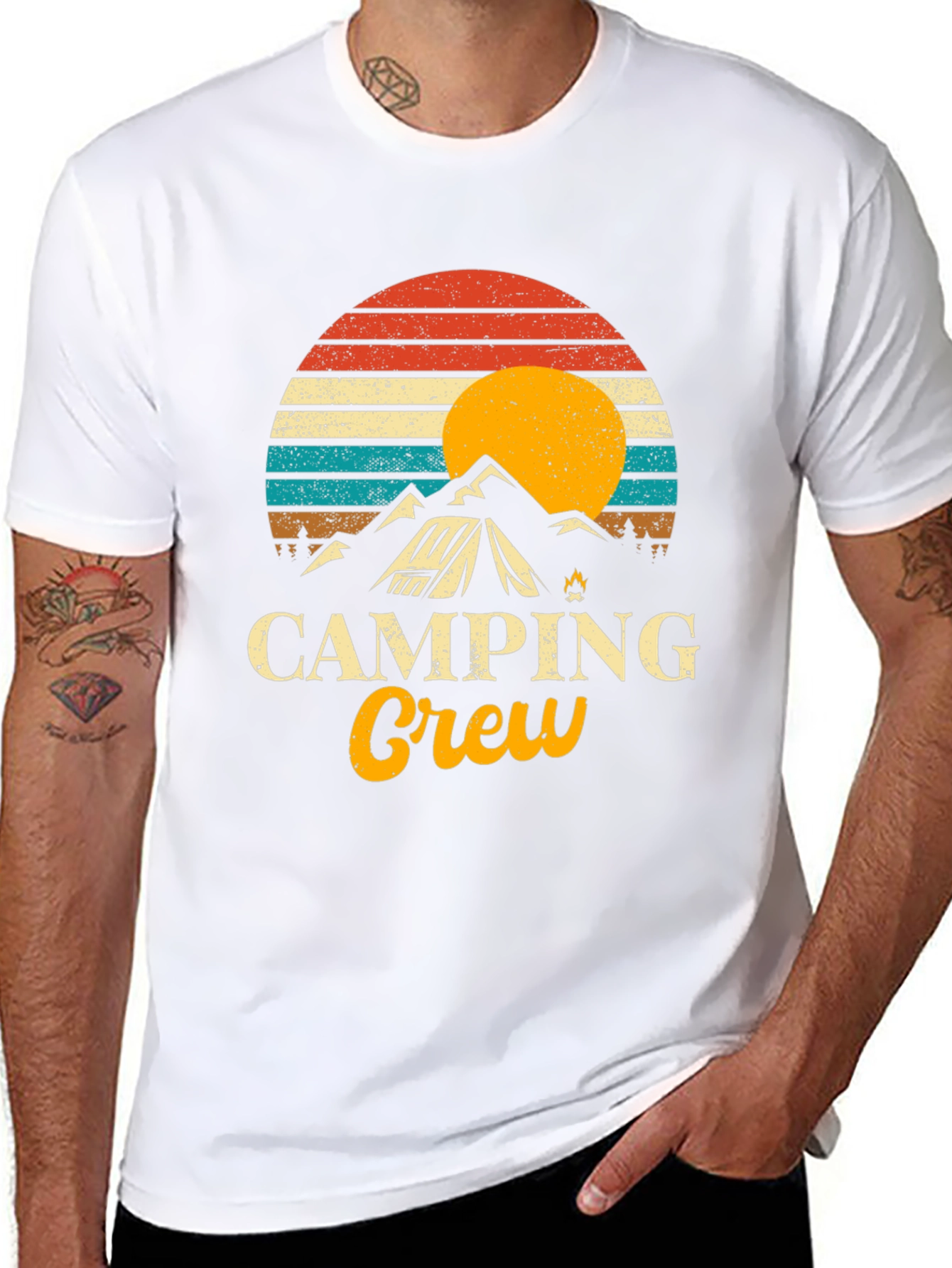 Camping Crew Graphic T-Shirt - Adventure Ready
