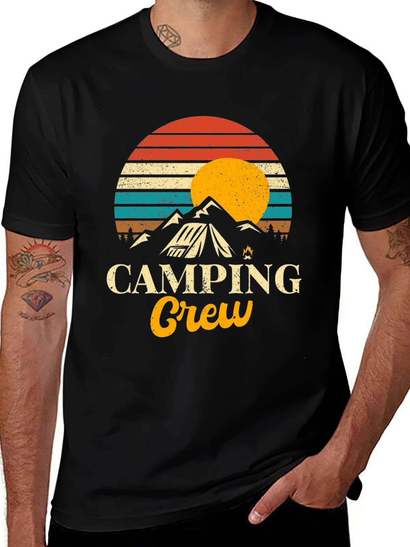 Camping Crew Graphic T-Shirt - Adventure Ready