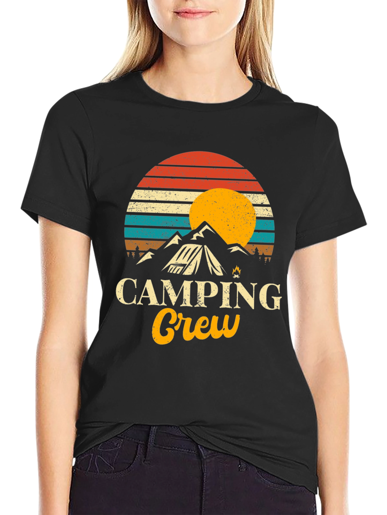 Camping Crew Graphic T-Shirt - Adventure Ready