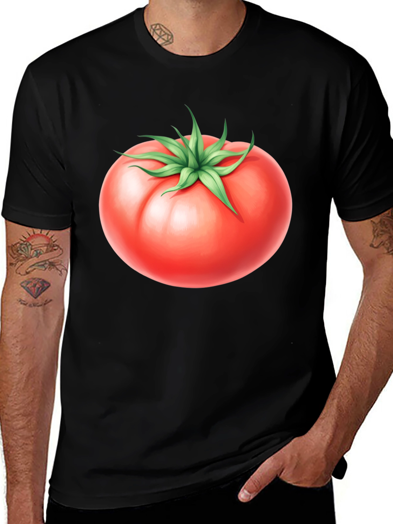 Tomato Graphic T-Shirt - Fresh & Fun!