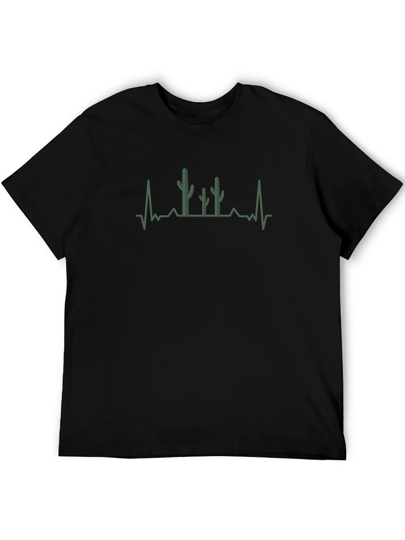 Cactus Heartbeat Graphic T-Shirt