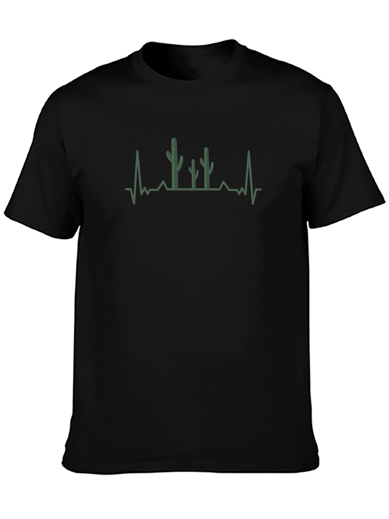 Cactus Heartbeat Graphic T-Shirt