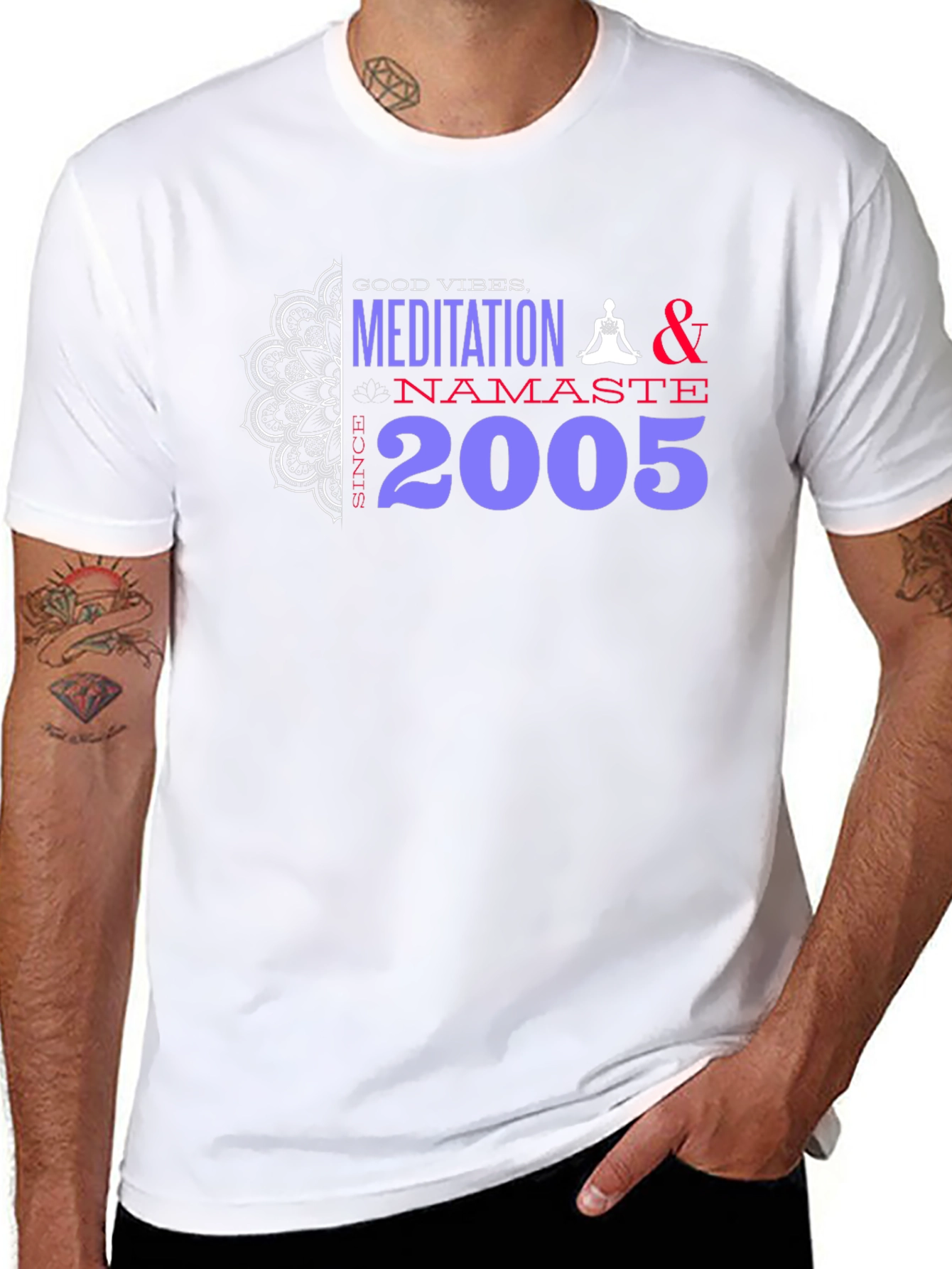 Meditation Namaste 2005 Graphic T-Shirt