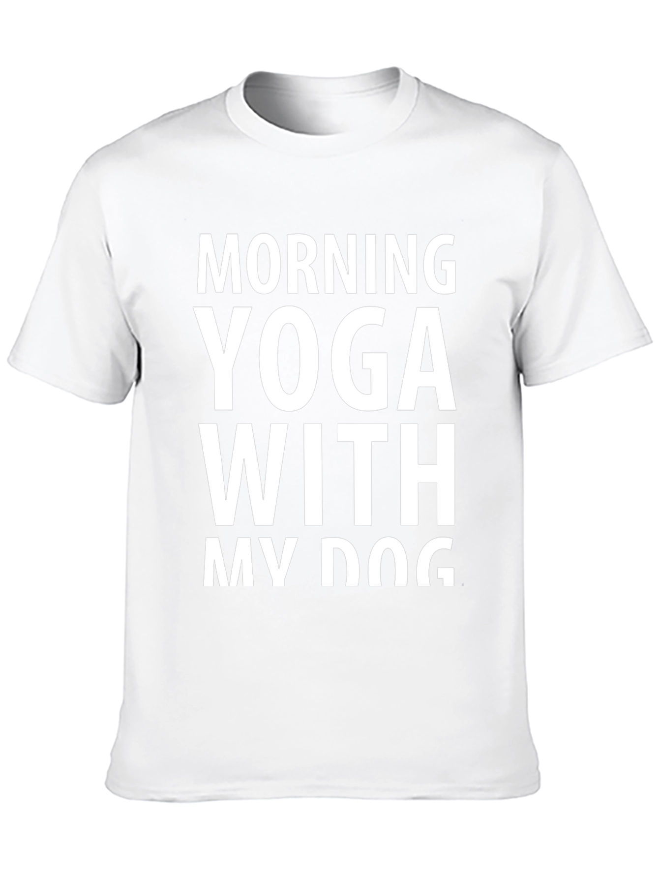 Morning Yoga With My Dog Graphic Tee