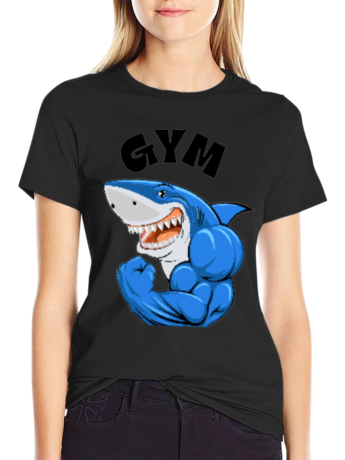 Shark Gym Black T-Shirt