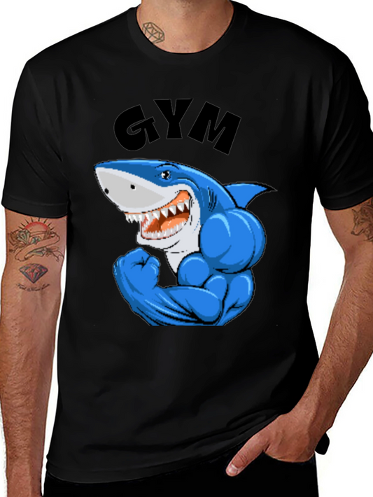 Shark Gym Black T-Shirt