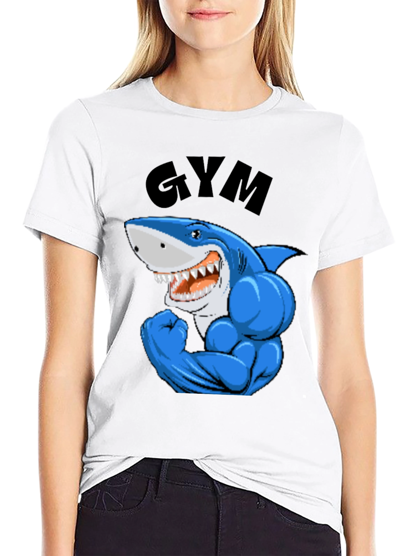Shark Gym Black T-Shirt