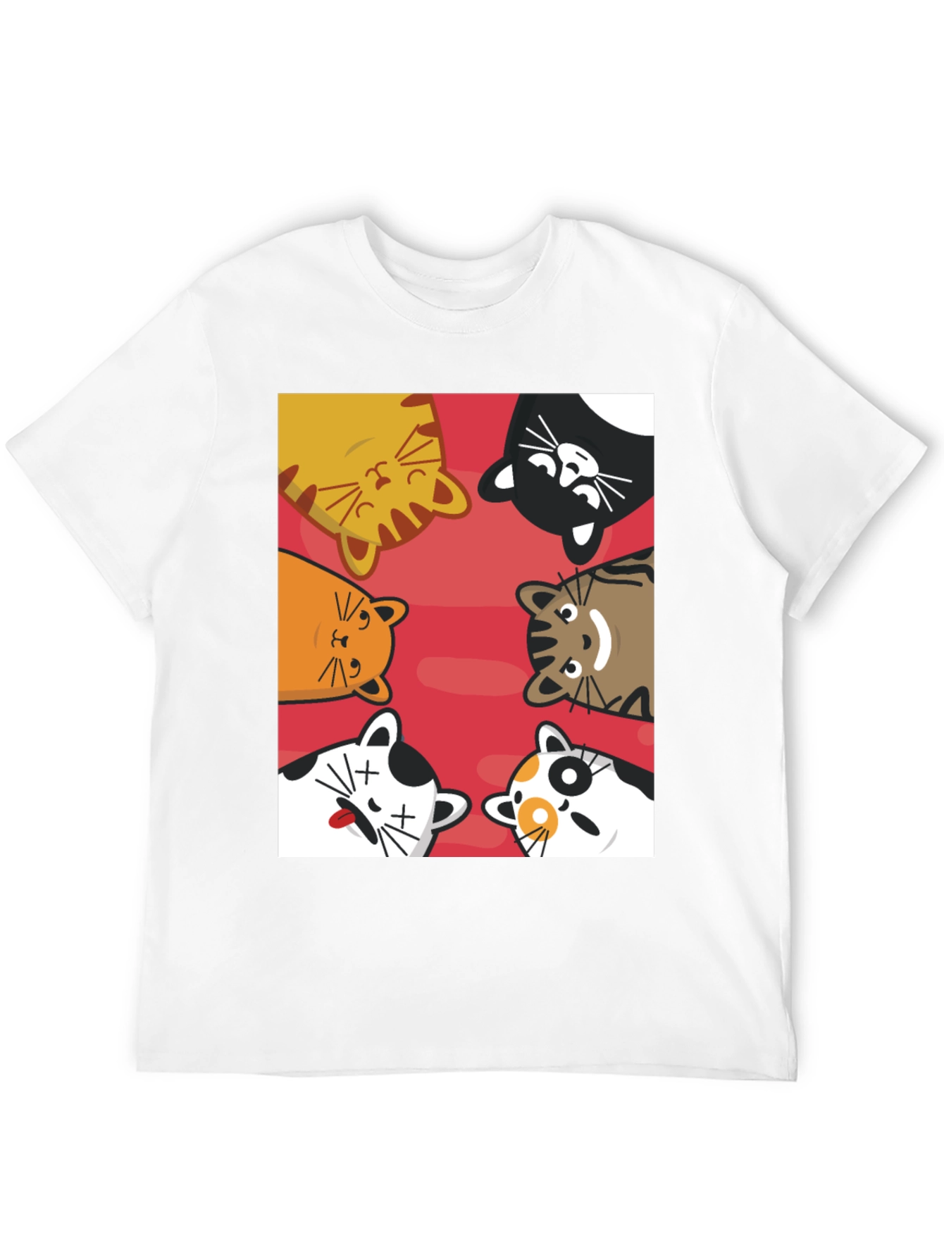 Cool Cat Heads T-Shirt