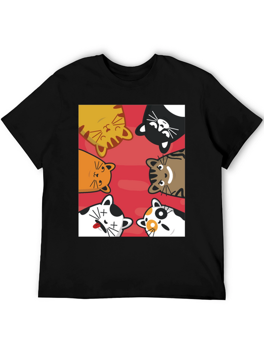 Cool Cat Heads T-Shirt