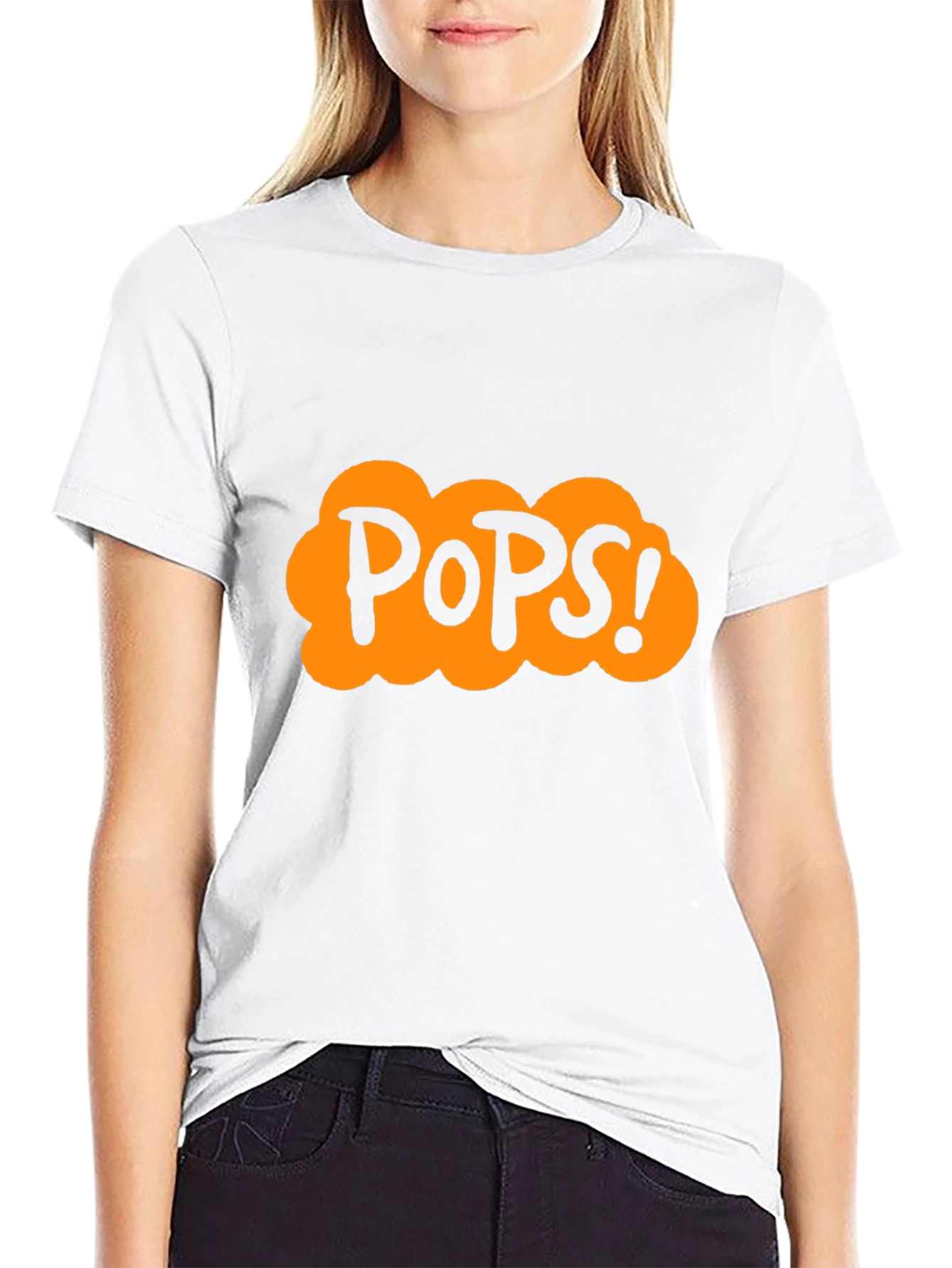 Pops! Graphic T-Shirt - Fun Black Tee