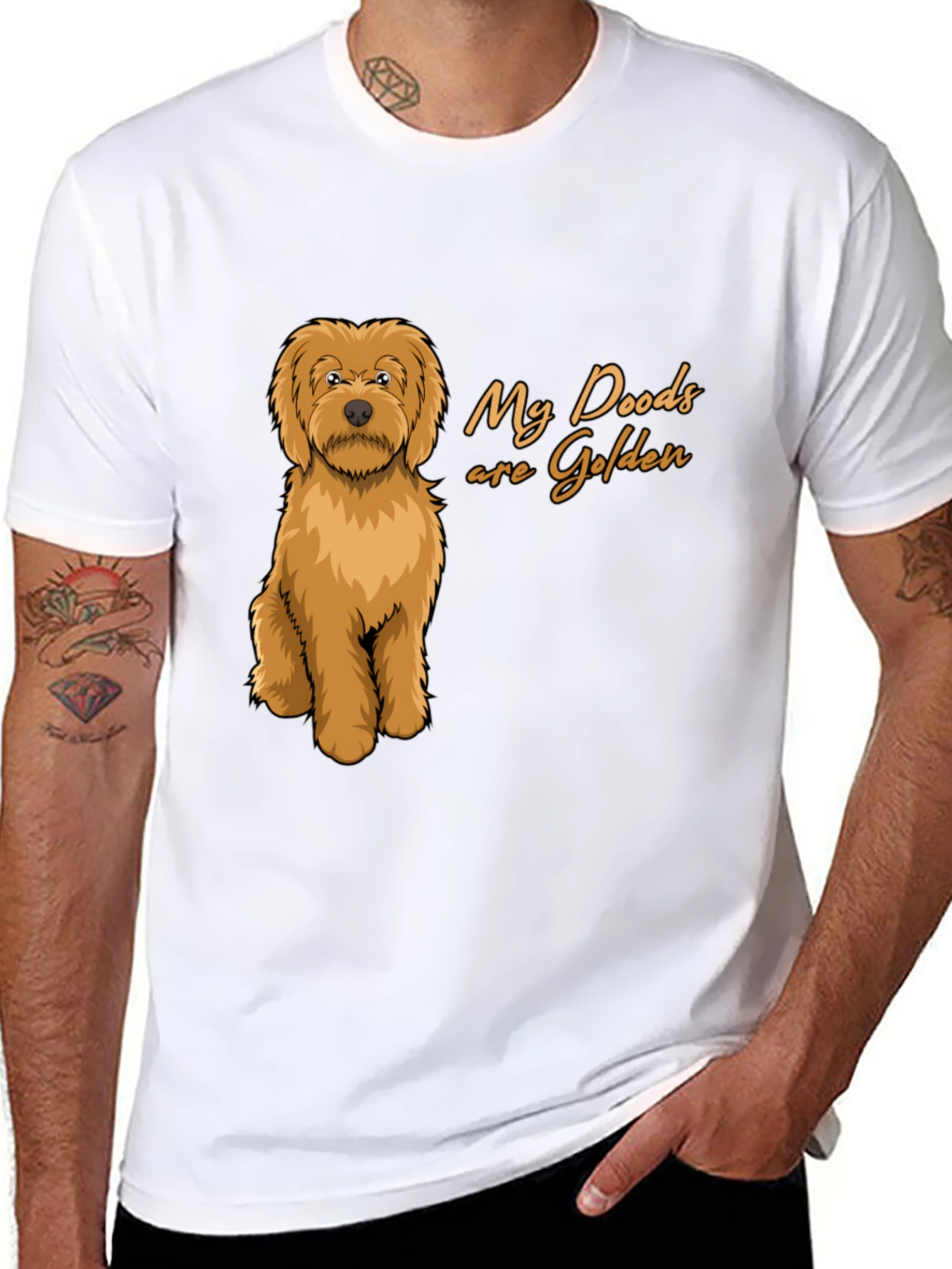 Golden Doodle T-Shirt - My Doods are Golden