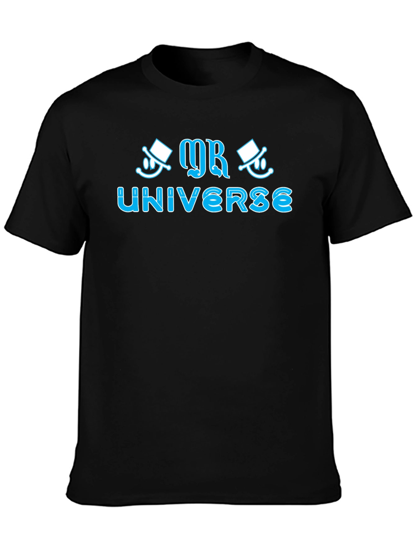 Mr. Universe Graphic T-Shirt - Black