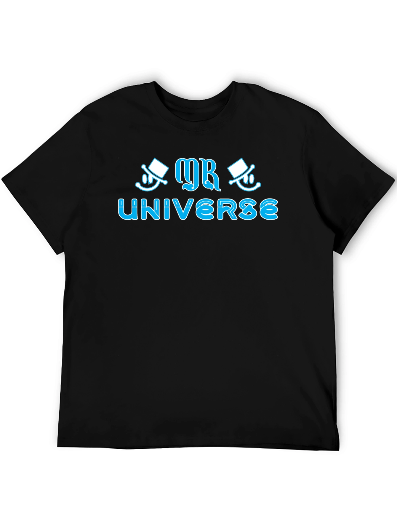 Mr. Universe Graphic T-Shirt - Black