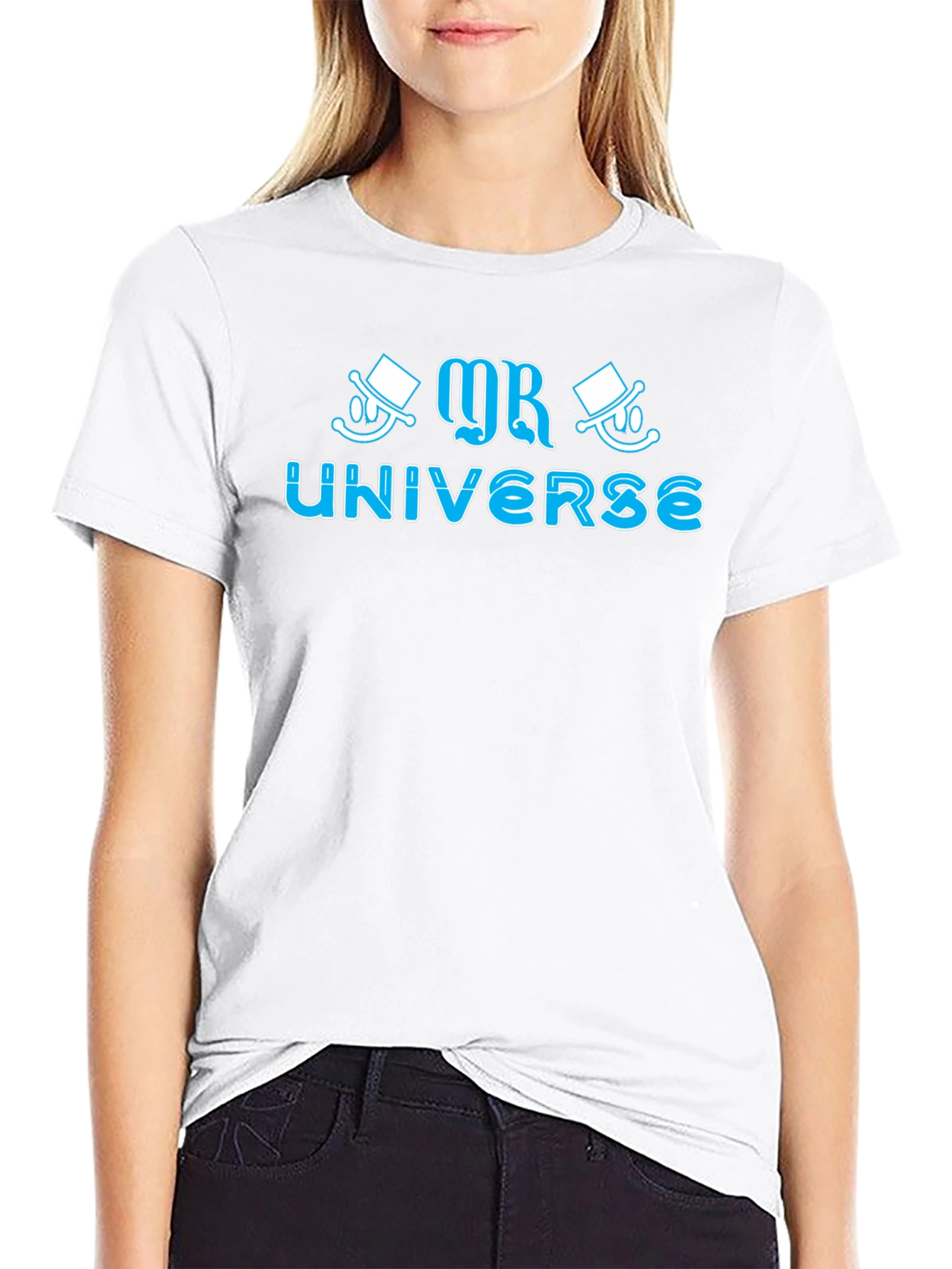 Mr. Universe Graphic T-Shirt - Black