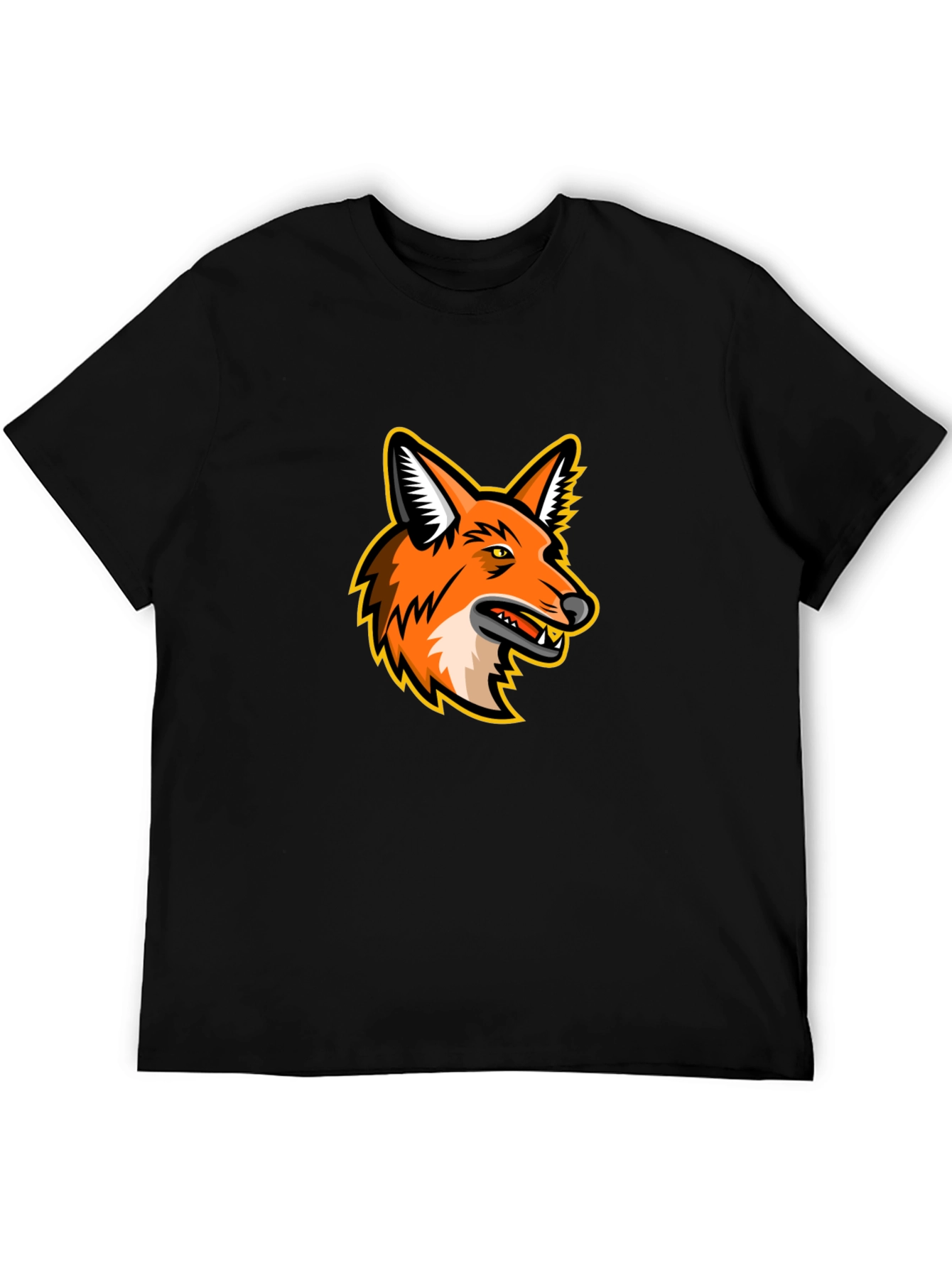 Fox Graphic T-Shirt - Mens Black Tee