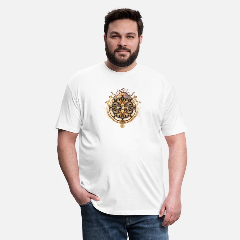 magic amulet with golden snakes symbol
