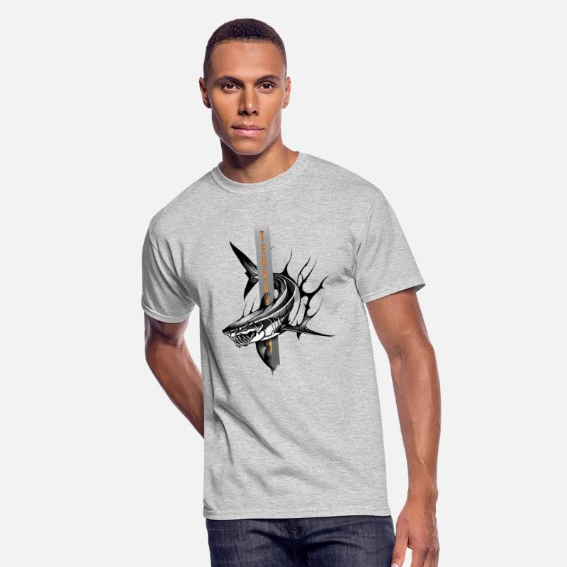 Majestic Shark Illustration with a Touch of Terror