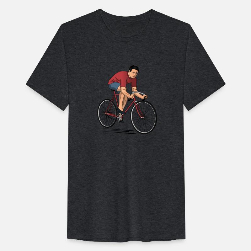 man riding a bike