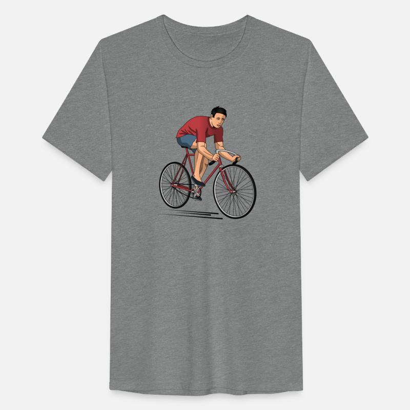 man riding a bike