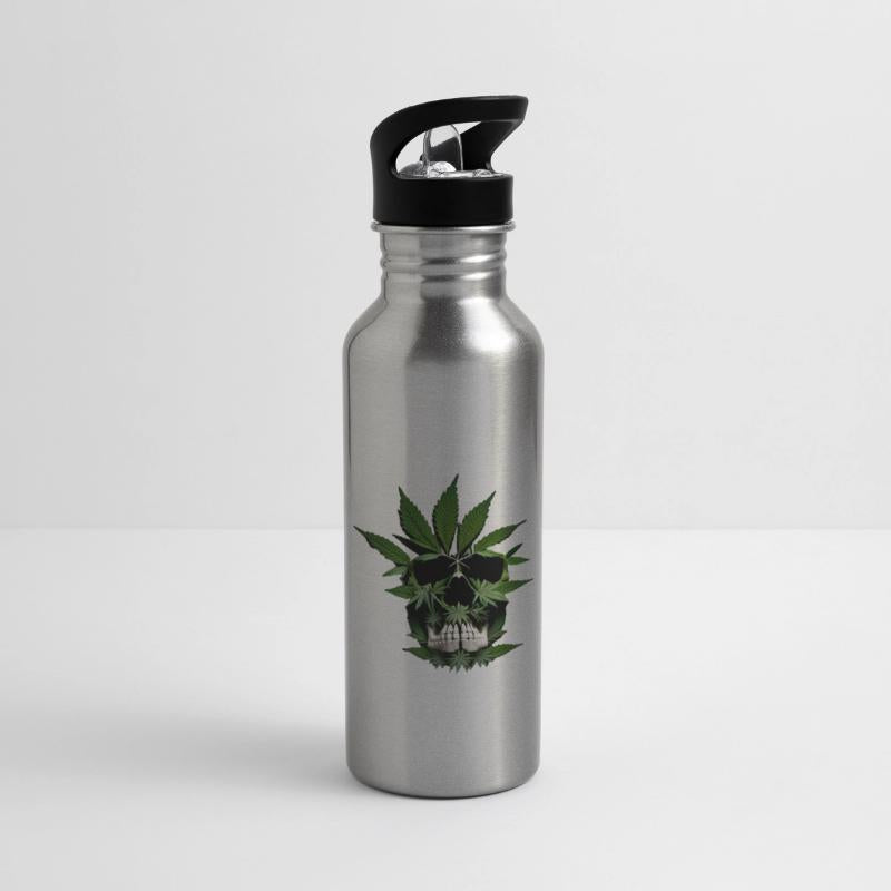 Marijuana Leaf Skull Original Design