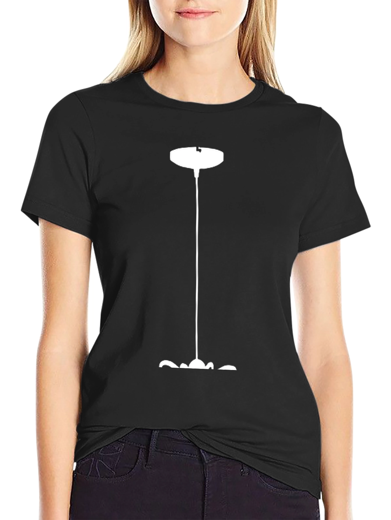 Modern Pendant Lamp T-Shirt - Black