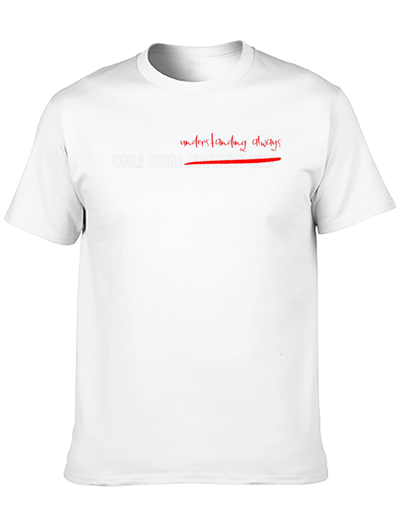 Autism Awareness Graphic T-Shirt - Understanding Always