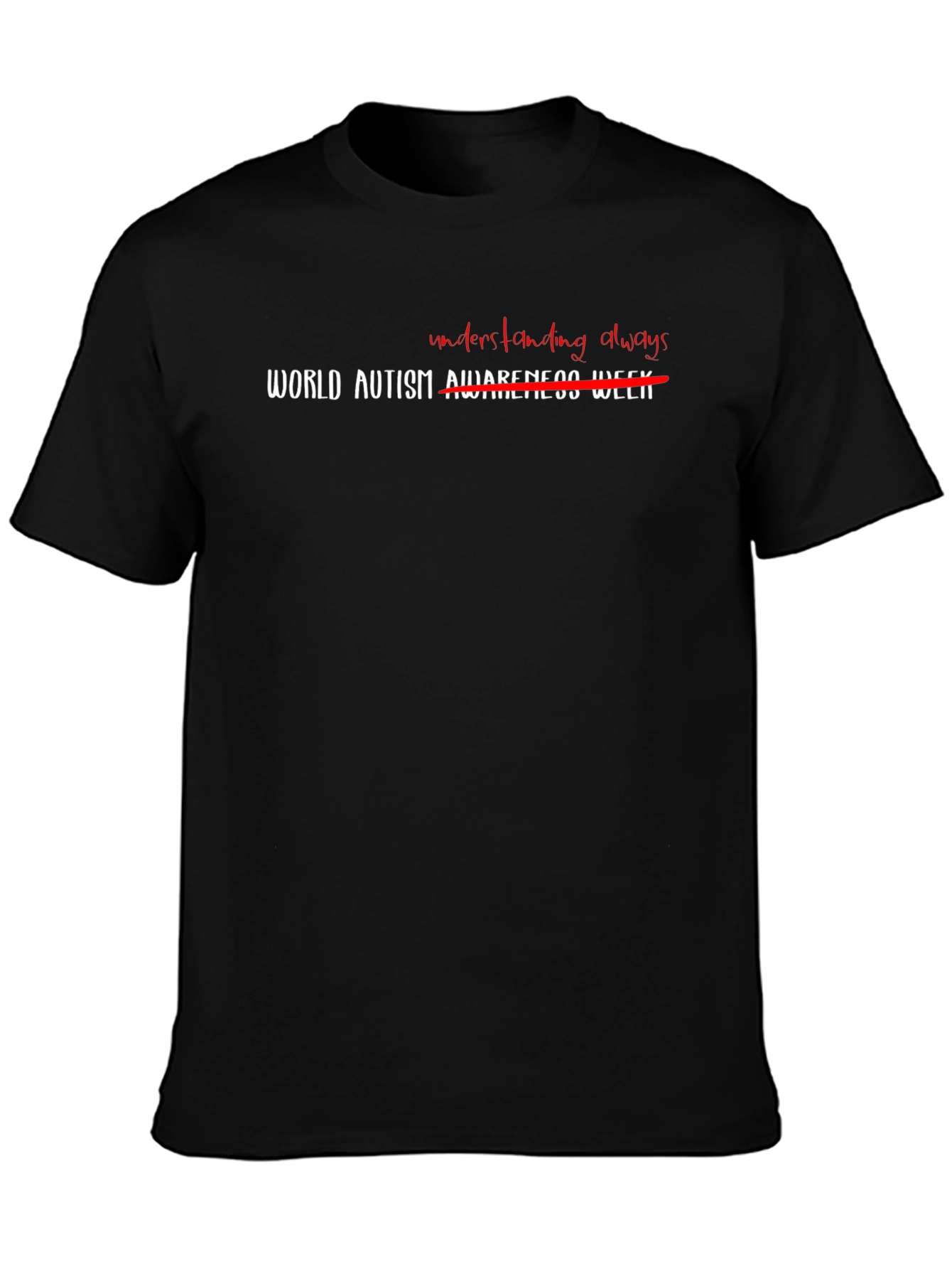 Autism Awareness Graphic T-Shirt - Understanding Always
