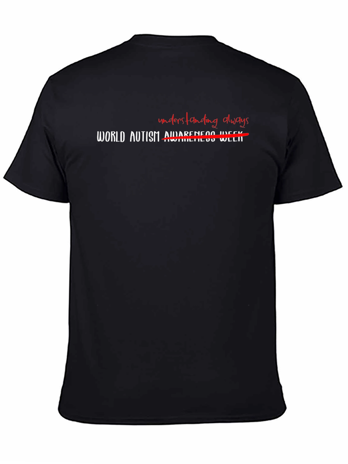 Autism Awareness Graphic T-Shirt - Understanding Always