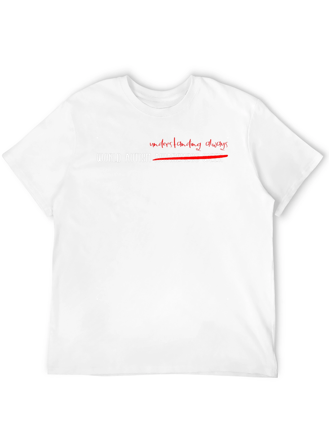 Autism Awareness Graphic T-Shirt - Understanding Always