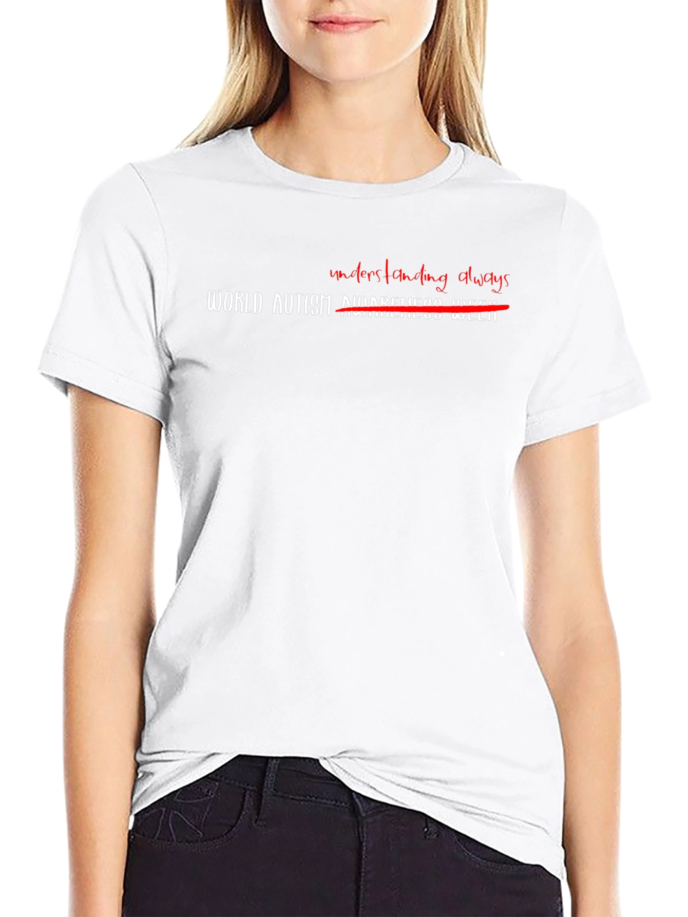 Autism Awareness Graphic T-Shirt - Understanding Always