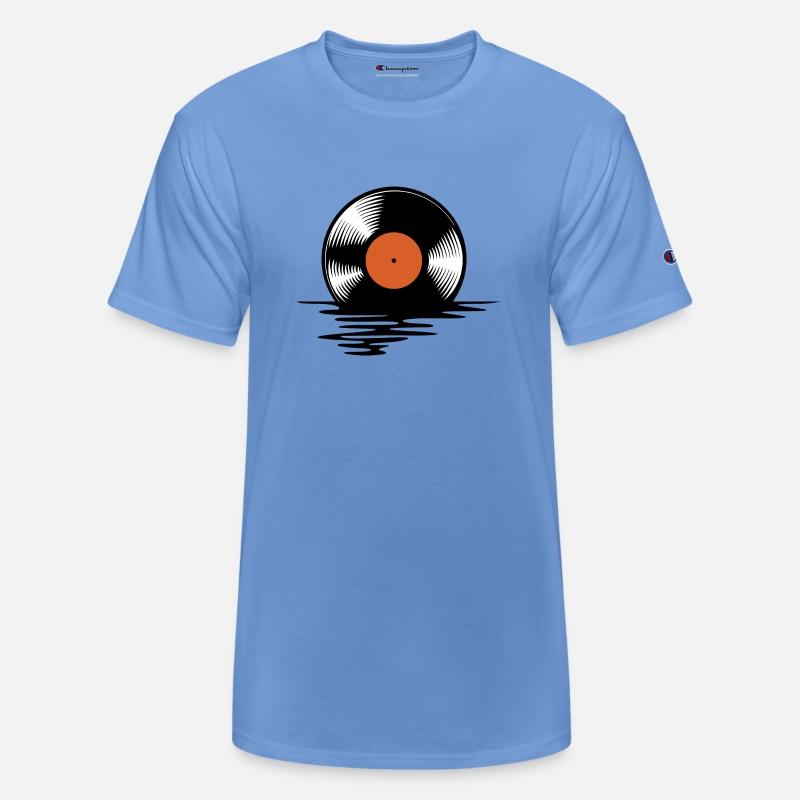 Melting vinyl disc.