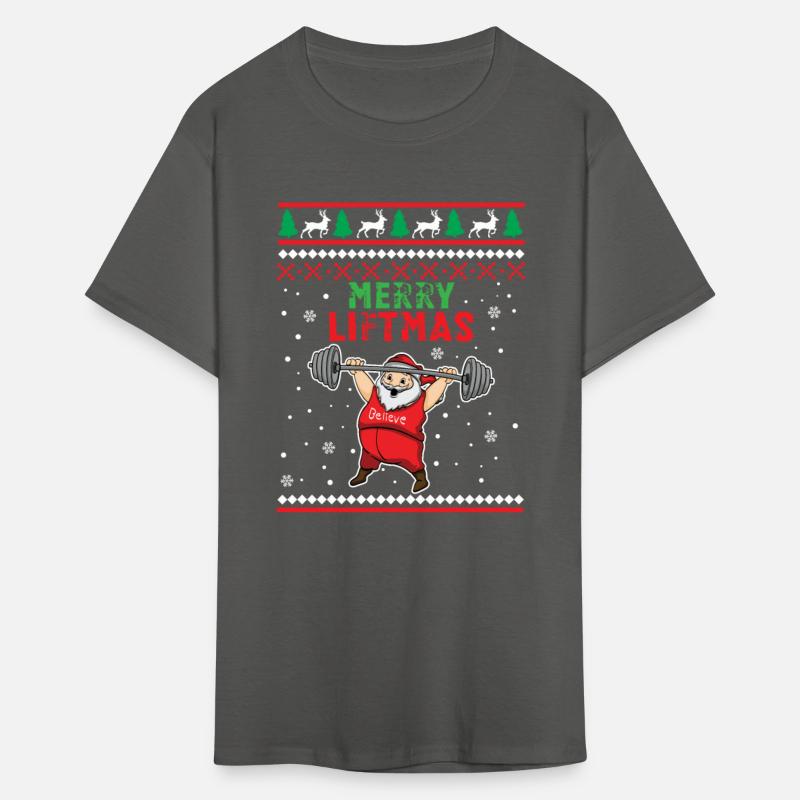 Merry Liftmas Santa Claus Workout Weight Xmas Gift