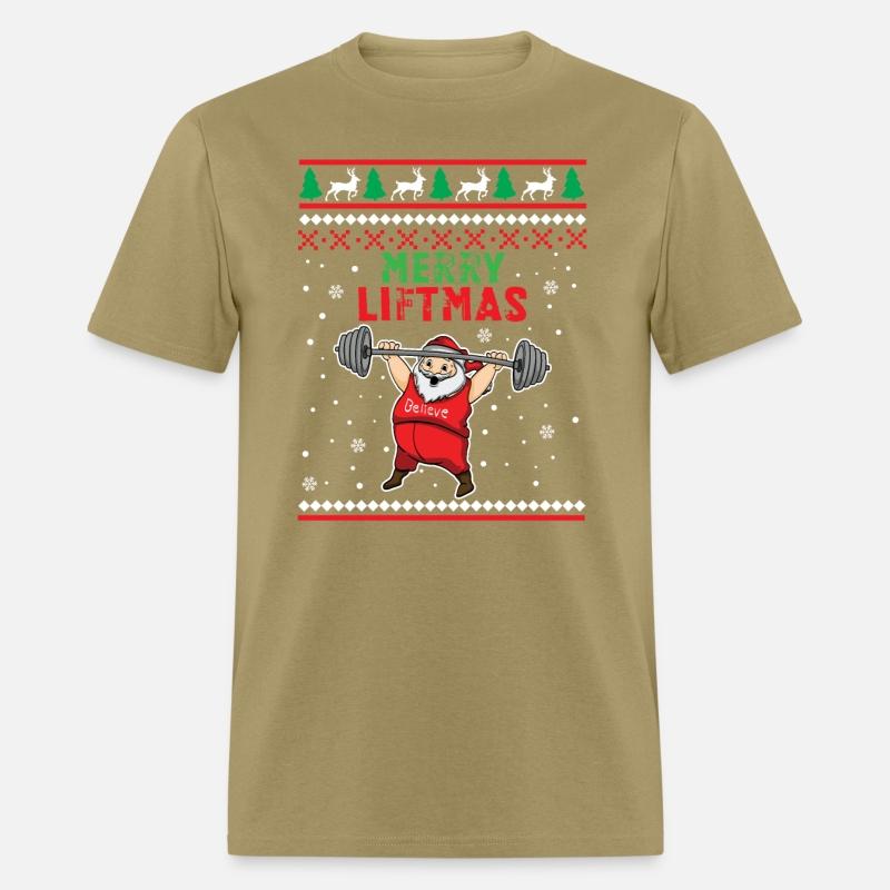 Merry Liftmas Santa Claus Workout Weight Xmas Gift