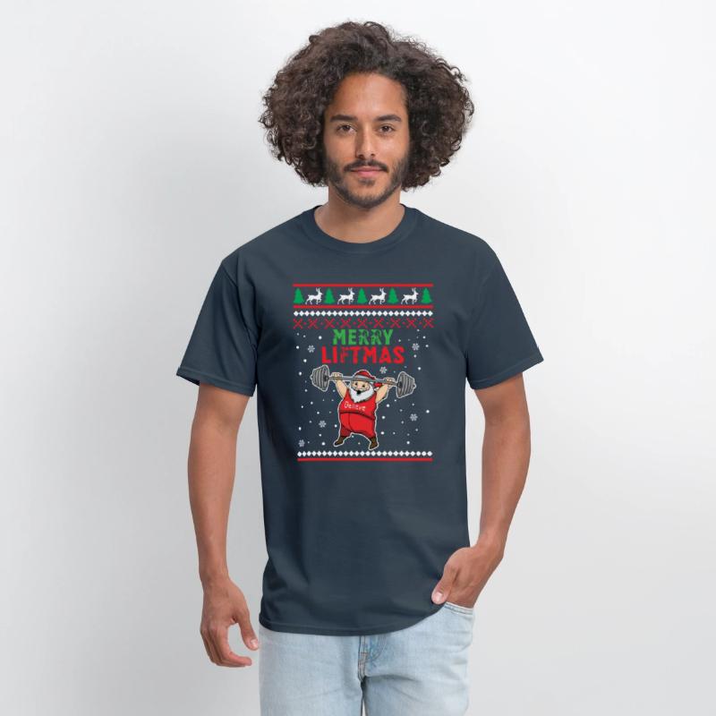 Merry Liftmas Santa Claus Workout Weight Xmas Gift