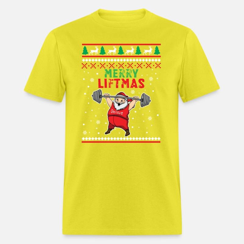 Merry Liftmas Santa Claus Workout Weight Xmas Gift